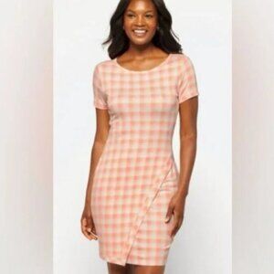 41 Hawthorn Brigitte Plaid Check Knit Dress